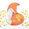 Fox Nursery Art Print, New Mom Christmas Gift, Woodland Nursery Décor, Gender Neutral Baby Shower Gift, Sweet Animal Mom And Baby Wall Art -Jewellery Soldes Boutique il fullxfull.1000072315 8q49