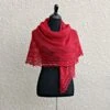 Christmas Gift Knit Shawl, Red Shawl, Wedding Shawl, Bridesmaids Shawl, Event Shawl, Lace Shawl, Knitted Wrap Gift For Her Crimson Red Shawl -Jewellery Soldes Boutique il fullxfull.1000199788 4tm7