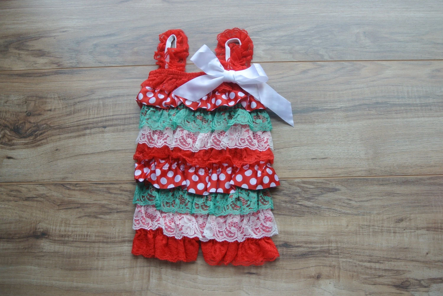 Christmas Baby Girl Petti Romper With Barefoot Sandals And Headband, Baby Girl Clothes Or Outfit, Baby Lace Romper, 1st Birthday Gift 3 Christmas Baby Girl Petti Romper With Barefoot Sandals And Headband, Baby Girl Clothes Or Outfit, Baby Lace Romper, 1st Birthday Gift