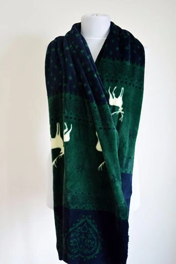 Deer Print Blanket Scarf, Animals Print Scarves, Oversize Soft Noel Scarf, Winter Accessories, Women Accessory, Christmas Gift, For Women 7 Deer Print Blanket Scarf, Animals Print Scarves, Oversize Soft Noel Scarf, Winter Accessories, Women Accessory, Christmas Gift, For Women - Image 5