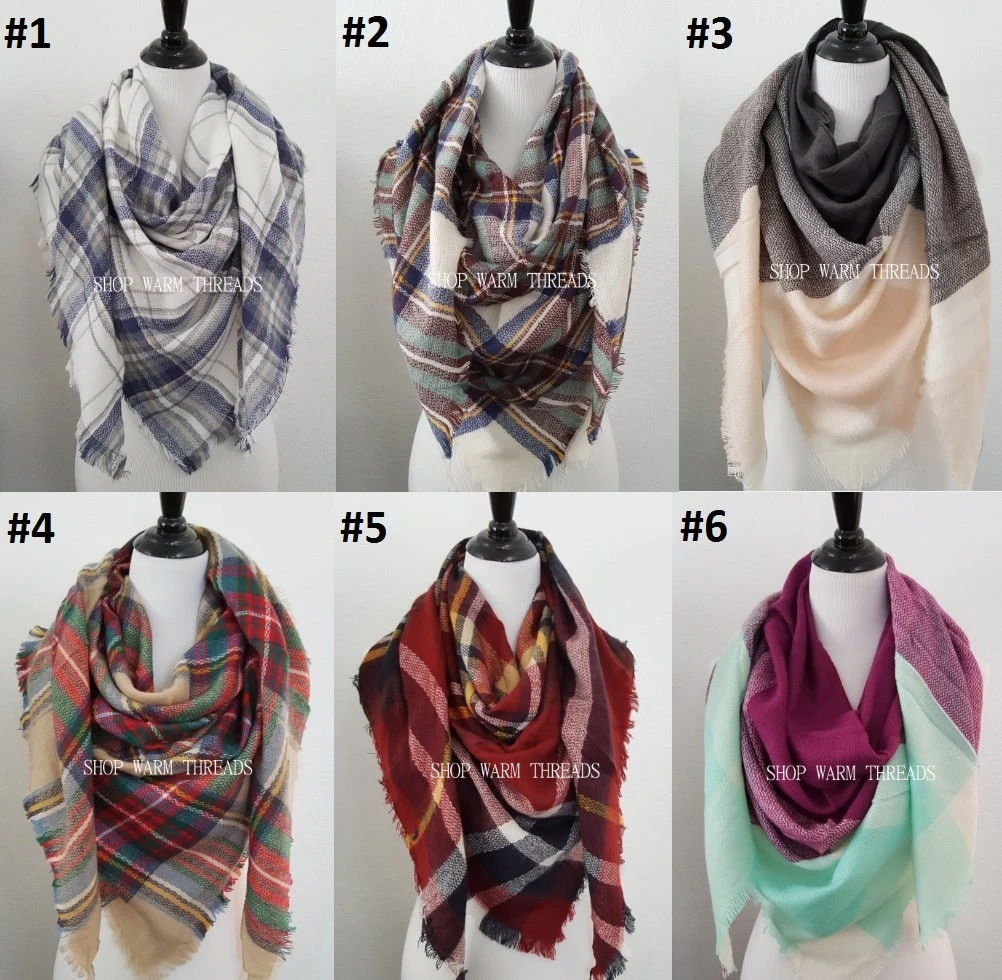 Blanket Scarf, Gift For Her, Blanket Scarf, Fall Tartan Scarf, Christmas Gifts, Blanket Scarf Plaid, Blanket Scarf, Monogrammed 4 Blanket Scarf, Gift For Her, Blanket Scarf, Fall Tartan Scarf, Christmas Gifts, Blanket Scarf Plaid, Blanket Scarf, Monogrammed - Image 2