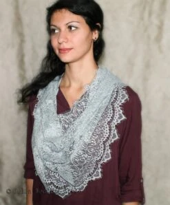 Gift For Christmas Traditional Catholic Mantilla Gray Veil Lace Mantilla Lace Veil Religious Head Coverings Catholic Chapel Church Veil -Jewellery Soldes Boutique il fullxfull.1064634766 tmgt