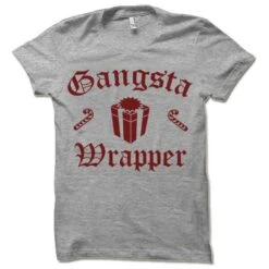 Gangsta Wrapper Christmas T Shirt. Funny Sassy Ugly Christmas Tee Shirt.