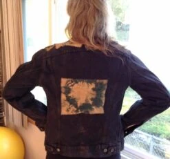 Black Levi Jean Jacket - Camouflage Jean Jacket - Men's Small Jean Jacket - Two Pocket Levi Jacket - Decorated Jean Jacket- Christmas Gift -Jewellery Soldes Boutique il fullxfull.1072670356 nc9d