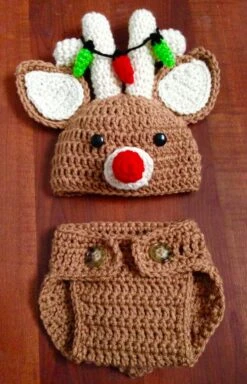 Reindeer Outfit, Christmas Costume, Rudolf, Newborn And 0-3 Month, Reindeer Hat And Diaper Cover 9 Reindeer Outfit, Christmas Costume, Rudolf, Newborn And 0-3 Month, Reindeer Hat And Diaper Cover -Jewellery Soldes Boutique il fullxfull.1072972996 b71j