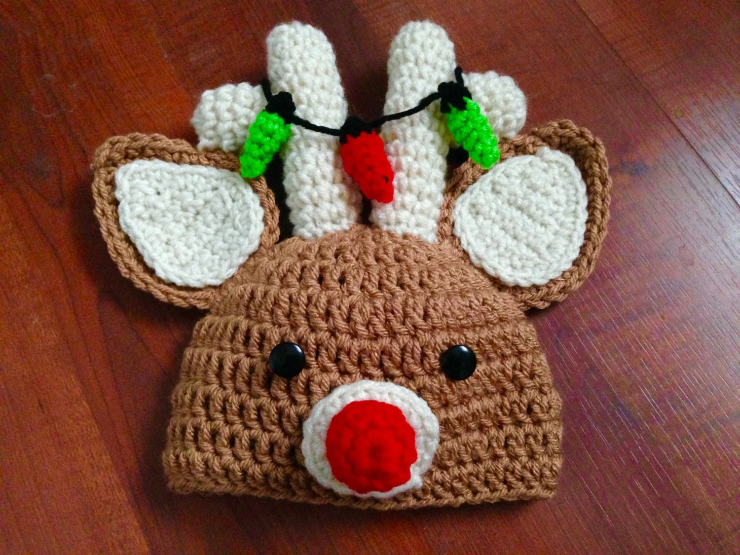 Reindeer Outfit, Christmas Costume, Rudolf, Newborn And 0-3 Month, Reindeer Hat And Diaper Cover 6 Reindeer Outfit, Christmas Costume, Rudolf, Newborn And 0-3 Month, Reindeer Hat And Diaper Cover - Image 4