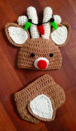 Reindeer Outfit, Christmas Costume, Rudolf, Newborn And 0-3 Month, Reindeer Hat And Diaper Cover 11 Reindeer Outfit, Christmas Costume, Rudolf, Newborn And 0-3 Month, Reindeer Hat And Diaper Cover -Jewellery Soldes Boutique il fullxfull.1072973004 29k5