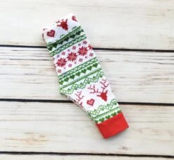 Gender Neutral First Christmas Outfit, Red Infant Bodysuit, Red And Green Leggings, Hat And Headband With Red Cuffs, Baby's 1st Christmas -Jewellery Soldes Boutique il fullxfull.1087247797 nv53 2