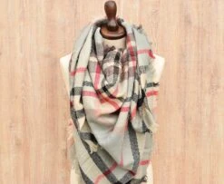 Blanket Scarf, Gift Idea For Friend, Winter Shawl For Nurses, Christmas Gift For Men, Chunky Shawl For Dad Oversized Scarf Stocking Stuffer -Jewellery Soldes Boutique il fullxfull.1087648252 bdsd