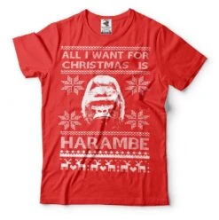 Harambe T-Shirt Funny Ugly Christmas Sweater T-Shirt Harambe RIP Meme T-Shirt 8 Harambe T-Shirt Funny Ugly Christmas Sweater T-Shirt Harambe RIP Meme T-Shirt -Jewellery Soldes Boutique il fullxfull.1092092268 hjcc