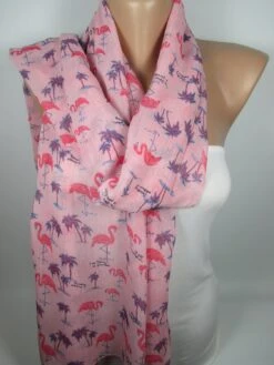 Pink Flamingo Scarf Animal Scarf Winter Accessories For Women Christmas Gift For Her For Mom Women Scarf Gift For Women -Jewellery Soldes Boutique il fullxfull.1092311268 d100
