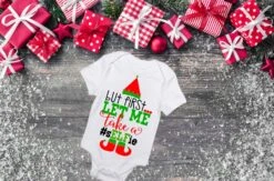 My First Christmas Onesie - First Christmas-Christmas-Christmas Onesie®- Baby Boy - Baby Girl-Baby Clothing-Baby Onesie-Let Me Take A Selfie