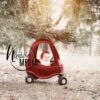 Holiday Christmas Tree Little Car Children's Portrait Outside For Photographers - Snow Forest Woods Digital Backdrop - PNG Layer -Jewellery Soldes Boutique il fullxfull.1097578965 17qz