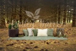 Baby Child Family Photography Prop Digital Backdrop For Photographers - Christmas Enchanted Forest Digital Backdrop