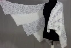 White Bridal Handknit Wings Shawl Knit Wedding Shawl Wrap Fall Winter Women Fashion Accessory Christmas Gift Ideas For Her Mom Bridesmaids