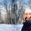 Winter Christmas Child, Adult, Family Outdoor Snow Trees Photography Digital Backdrop For Photographers In 2 Versions - Nature Portrait JPG -Jewellery Soldes Boutique il fullxfull.1122252331 a5xr