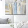 GICLEE PRINT Art Abstract Angel Painting Acrylic Painting Home Decor Christmas Gift Wall Decor Grey Blue Spiritual Angels Christine Bell -Jewellery Soldes Boutique il fullxfull.1124389259 deyw