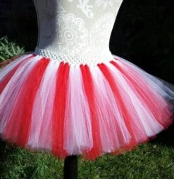 Candy Cane Tutu, Christmas Tutu, Adult Tutu, Red And White Tutu, Valentine's Day Tutu, , Plus Size Tutu, Tutu, Bachelorette Tutu, Rave Tutu -Jewellery Soldes Boutique il fullxfull.1125402207 dc9r