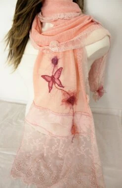 Pink Lace Shawl, Extra Big Pink Shawl, Bridal Shawl Salmon, Powder Woman Wrapping, Extra Big Shawl, Powder Pink Shawl, Christmas Gift Woman -Jewellery Soldes Boutique il fullxfull.1127266395 e2i1