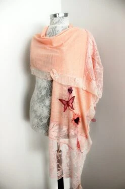 Pink Lace Shawl, Extra Big Pink Shawl, Bridal Shawl Salmon, Powder Woman Wrapping, Extra Big Shawl, Powder Pink Shawl, Christmas Gift Woman -Jewellery Soldes Boutique il fullxfull.1127266505 577e