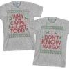 Todd Margo Shirts - Matching Christmas Shirts - Why Is The Carpet All Wet Todd I Don't Know Margo - SET OF 2 Unisex - Item 1220 & 1221 -Jewellery Soldes Boutique il fullxfull.1128987561 449z