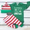 Baby Boys First Christmas Outfit, Red And White Striped Leggings And Hat With Green Cuffs,Baby Boys Coming Home Outfit, 1st Christmas Outfit -Jewellery Soldes Boutique il fullxfull.1132947293 pw86