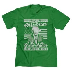 Make Christmas Great Again Donald Trump Ugly Sweater Merry Xmas Funny Republican GOP T-shirt Tee -Jewellery Soldes Boutique il fullxfull.1135927121 rves