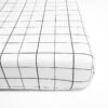 Toddler Bedding Boy, Mini Crib Sheet, Christmas Crib Sheet, Fitted Sheet, Mini Crib Bedding, Grid Bedding, Modern Bedding, Monochrome Sheet -Jewellery Soldes Boutique il fullxfull.1157930895 n0z3