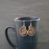 Ammonite Fossil Earring , Ammonite Earring, Sterling Silver Earring, Genuine Ammonite Fossil, Gift For Her, Christmas Gift -Jewellery Soldes Boutique il fullxfull.1176017412 t3ek