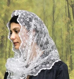 Gift For Christmas White Mantilla Veil,lace Scarf,bridal Catholic Head Covering,Veil For Mass,chapel Mantilla,catholic Accessories 9 Gift For Christmas White Mantilla Veil,lace Scarf,bridal Catholic Head Covering,Veil For Mass,chapel Mantilla,catholic Accessories -Jewellery Soldes Boutique il fullxfull.1198875218 9j3p