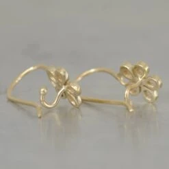 14k Gold Earrings, Dangle Solid Gold Earrings, Gold Earrings Gift For Mom, Christmas Gift Idea, Dainty Flower Earring, Everyday Earrings 15 14k Gold Earrings, Dangle Solid Gold Earrings, Gold Earrings Gift For Mom, Christmas Gift Idea, Dainty Flower Earring, Everyday Earrings -Jewellery Soldes Boutique il fullxfull.1199669416 45wk
