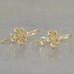 14k Gold Earrings, Dangle Solid Gold Earrings, Gold Earrings Gift For Mom, Christmas Gift Idea, Dainty Flower Earring, Everyday Earrings 16 14k Gold Earrings, Dangle Solid Gold Earrings, Gold Earrings Gift For Mom, Christmas Gift Idea, Dainty Flower Earring, Everyday Earrings -Jewellery Soldes Boutique il fullxfull.1199669686 734y