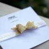 Gold Bow Headband | Baby Headband. Glitter Bow Headband. Gold Headband. Infant Hair Bow. Newborn Headband, Gold Bow, Christmas Headband