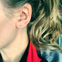 Gold T Bar Earrings, Simple T Bar Earrings, Unisex Studs, Ear Stud Earrings, Minimal Earrings, Chic Earrings, Christmas Gift -Jewellery Soldes Boutique il fullxfull.1202245543 15p5