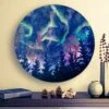 Northern Lights Art, Celestial Art, Galaxy Painting, Northern Lights Painting, Aurora Borealis, Nebula Painting, Christmas Gifts, Moon Phase -Jewellery Soldes Boutique il fullxfull.1216734876 rhaf