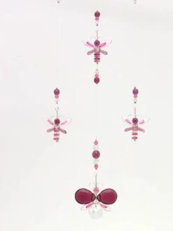 Window Jewelry Children's Hanging Mobile Crystal Suncatcher Purple Butterfly Pink Fairy Christmas Decor Girl's Room Decoration Birthday Gift -Jewellery Soldes Boutique il fullxfull.1221695742 p23r