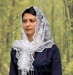 Gift For Christmas White Mantilla Veil,lace Scarf,bridal Catholic Head Covering,Veil For Mass,chapel Mantilla,catholic Accessories 8 Gift For Christmas White Mantilla Veil,lace Scarf,bridal Catholic Head Covering,Veil For Mass,chapel Mantilla,catholic Accessories -Jewellery Soldes Boutique il fullxfull.1246101281 4tdc
