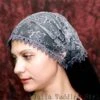 Gift For Christmas Gray Catholic Veil Church Head Scarf Catholic Head Covering Mantilla Headband Headscarf With Ties Mantilla Veil -Jewellery Soldes Boutique il fullxfull.1250003207 iumy