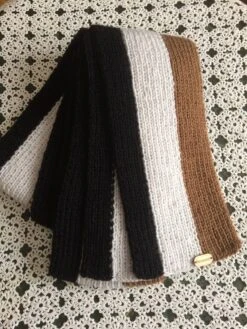 Knitted Scarf For Men.Hand Knit Stylish Scarf For Men.Men's Scarves.Stripes Colourful Boho Winter Christmas Gift Warm Fashion Ladies Scarf. -Jewellery Soldes Boutique il fullxfull.1256229008 evly