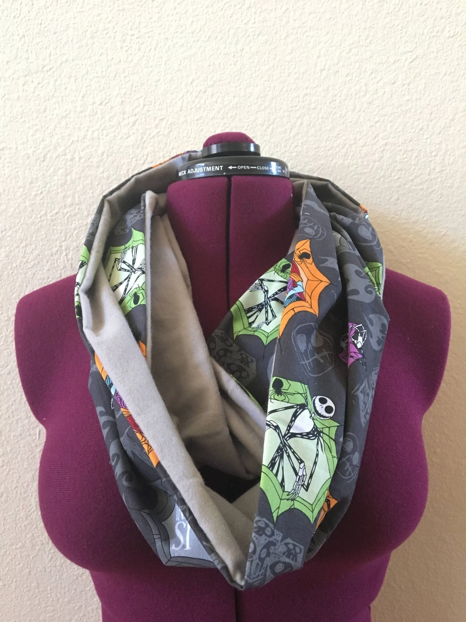 Nightmare Before Christmas Infinity Scarf 3 Nightmare Before Christmas Infinity Scarf
