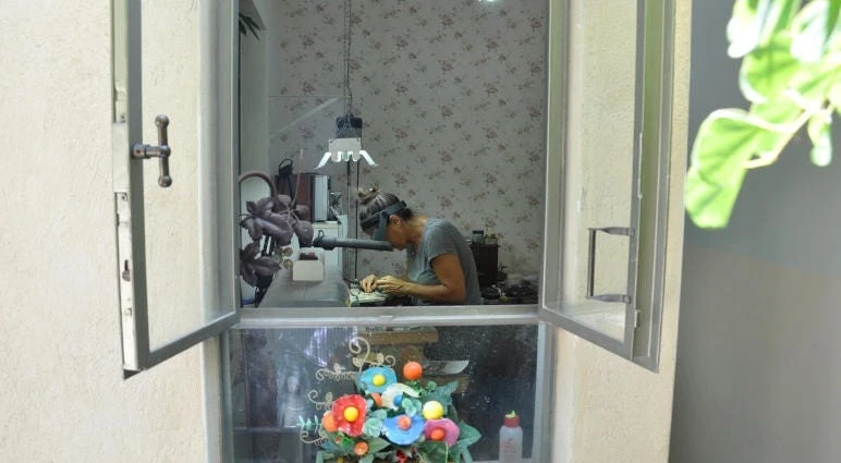 14k Gold Earrings, Dangle Solid Gold Earrings, Gold Earrings Gift For Mom, Christmas Gift Idea, Dainty Flower Earring, Everyday Earrings 12 14k Gold Earrings, Dangle Solid Gold Earrings, Gold Earrings Gift For Mom, Christmas Gift Idea, Dainty Flower Earring, Everyday Earrings - Image 10