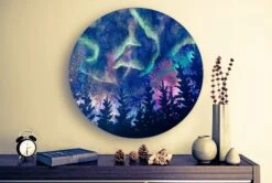 Northern Lights Art, Celestial Art, Galaxy Painting, Northern Lights Painting, Aurora Borealis, Nebula Painting, Christmas Gifts, Moon Phase -Jewellery Soldes Boutique il fullxfull.1286366577 dci6