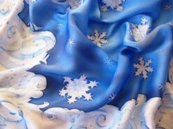 Holiday Silk Scarf Square, Christmas Ornament, Hand Painted Square Silk Scarf, Winter Pattern, Blue Scarf, Snowflake Silk Scarf 18 Holiday Silk Scarf Square, Christmas Ornament, Hand Painted Square Silk Scarf, Winter Pattern, Blue Scarf, Snowflake Silk Scarf -Jewellery Soldes Boutique il fullxfull.1297352098 3i7q