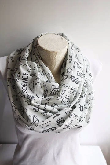 Science Scarf Science Teacher Gift Coworker Christmas Gift Infinity Scarf Chemistry Gift Scarf Women Graduation Gift For Her Geek Gift 9 Science Scarf Science Teacher Gift Coworker Christmas Gift Infinity Scarf Chemistry Gift Scarf Women Graduation Gift For Her Geek Gift - Image 7