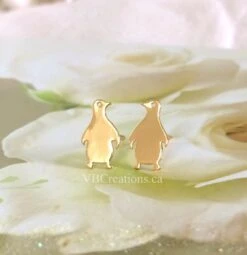 Penguin Earrings - Penguin Jewelry - Bird Earrings - Bird Jewelry - Christmas Gift - Winter Jewelry - Christmas Earrings - Sister Gift - BFF -Jewellery Soldes Boutique il fullxfull.1302206713 jnx4