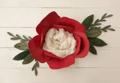 Christmas Digital Backdrop For Girl-"Christmas Flower"- Newborn Photo Prop - DIGITAL DOWNLOAD -Jewellery Soldes Boutique il fullxfull.1302928851 jztm