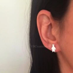 Penguin Earrings - Penguin Jewelry - Bird Earrings - Bird Jewelry - Christmas Gift - Winter Jewelry - Christmas Earrings - Sister Gift - BFF -Jewellery Soldes Boutique il fullxfull.1306452057 rbeu