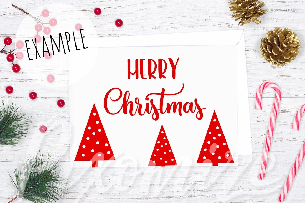 Horizontal Christmas Card Mockup, Landscape Card Mock Up, Styled Mockup Photo With Christmas Props, Winter Card Stock Photo, Winter Flatlay 4 Horizontal Christmas Card Mockup, Landscape Card Mock Up, Styled Mockup Photo With Christmas Props, Winter Card Stock Photo, Winter Flatlay - Image 2