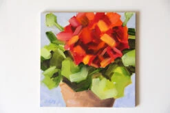 Geranium Flower Painting, Original Flower Painting, Oil Painting, Christmas Gifts, Birthday Gifts 10 Geranium Flower Painting, Original Flower Painting, Oil Painting, Christmas Gifts, Birthday Gifts -Jewellery Soldes Boutique il fullxfull.1310373226 jwkl