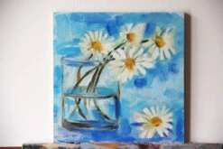 Flowers Painting, Original Flowers Painting, Oil Painting,Christmas Gifts, Birthday Gifts